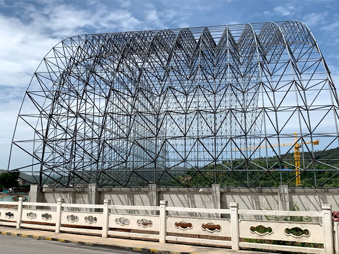 宝鸡山寨矿储煤棚网架